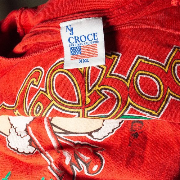 XXL True Vintage 1993 Betty Boop Christmas Red T-Shirt NJ Croce - Picture 4 of 4